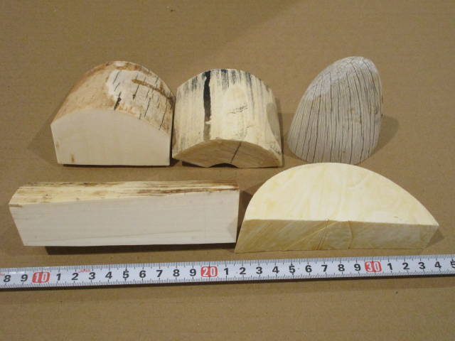 象牙風材料＊大きいブロック5個 1250g ＜マンモスの牙 鯨歯＞ 【公式
