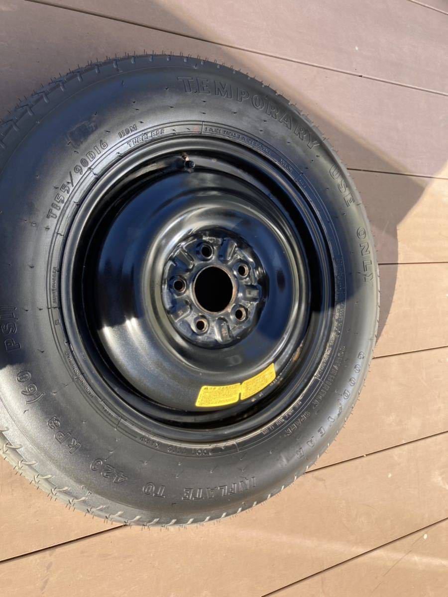 デリカD5 テンパータイヤ　155 90 D16