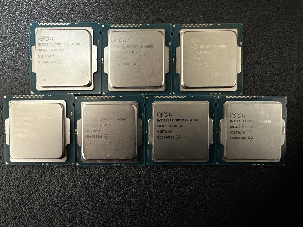 Intel Core i5-4590 CPU LGA 1150 8個まとめ売り Intel Core i5-4590