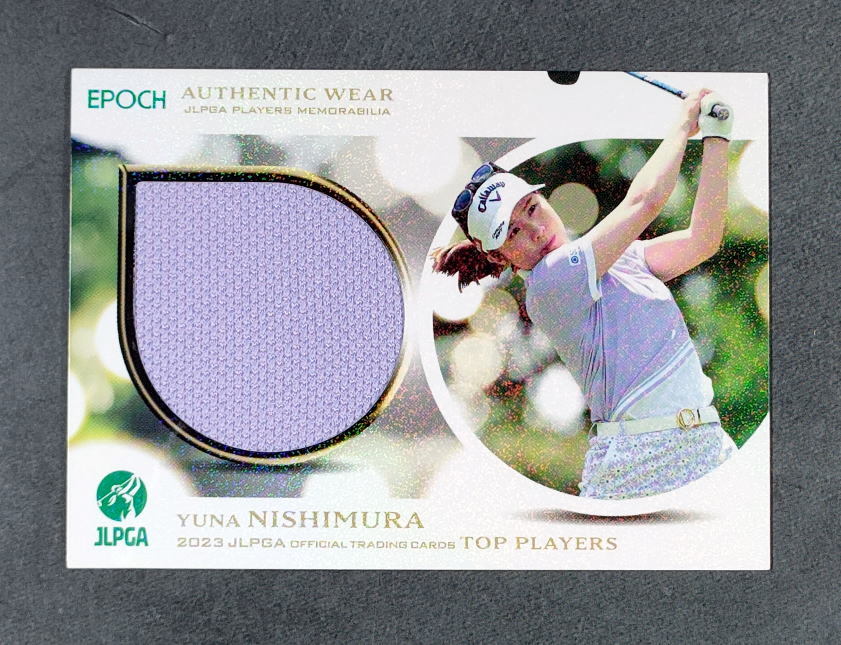EPOCH 2023 JLPGA TOP PLAYERS - 西村 優菜 ウエアカード 送料無料