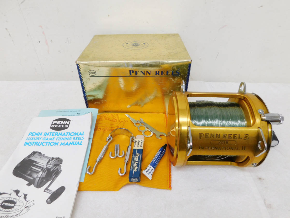 ☆動作良好 PENN REELS INTERNATIONAL Ⅱ 80TW ペン ☆動作良好 PENN REELS INTERNATIONAL Ⅱ 80TW ペン