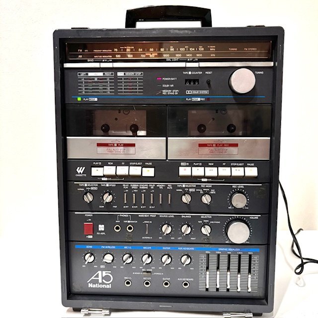 National ナショナル ダブルカセットレコーダー RX-A5PL カセット