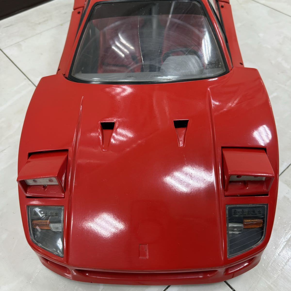 ジャンク POCHER ポケール 1/8 Ferrari フェラーリ F40 赤 ミニカー 