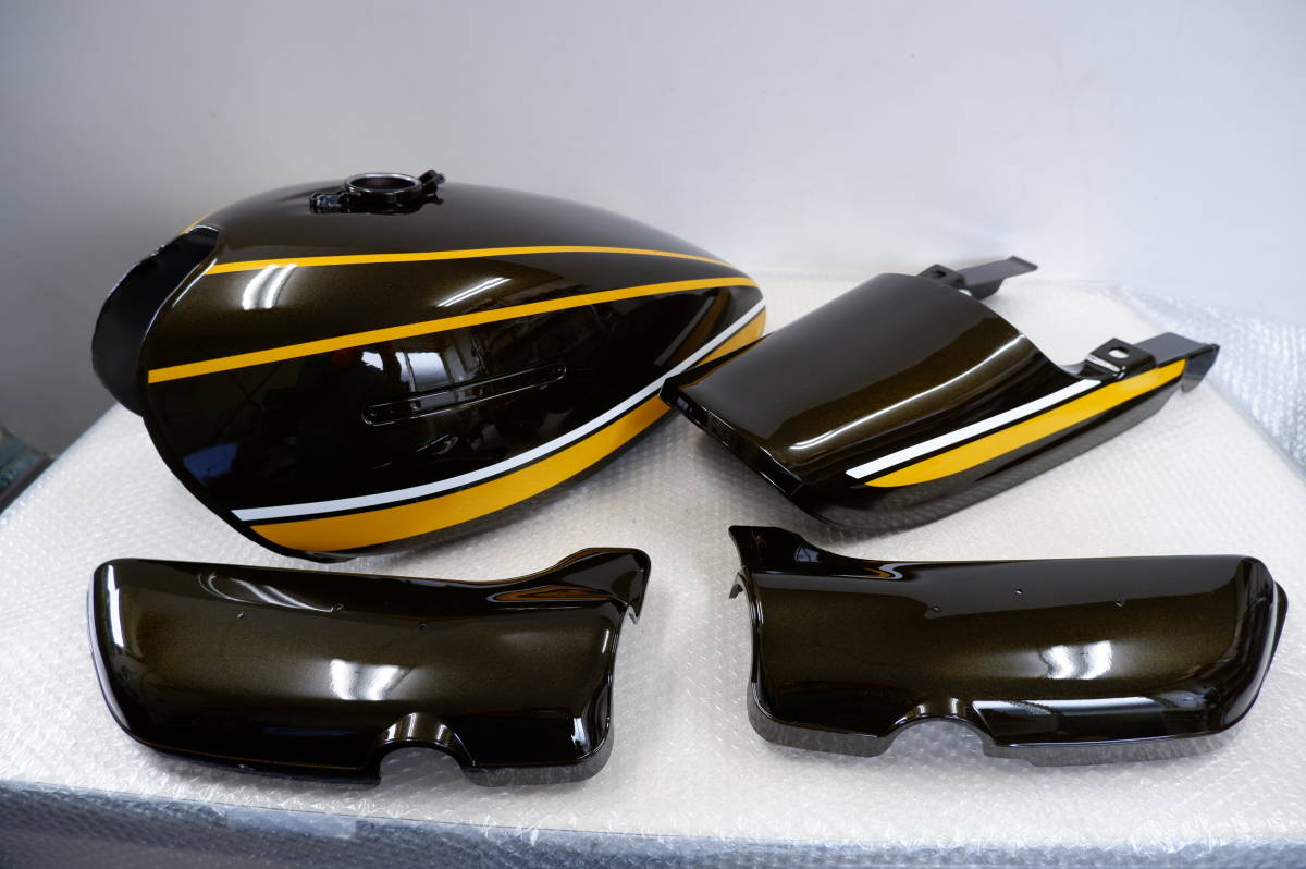 Z1 Z2 外装セット 未使用品 純正カラーペイント済み イエロータイガー
