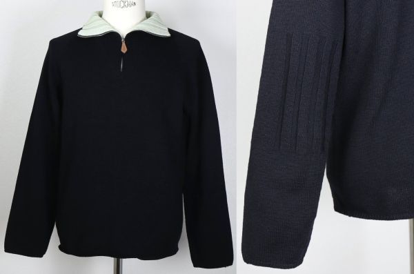 豊富な，格安 HERMES エルメス メリノウール ハーフジップ ニット セーター L sweater b7462(セーター)｜売買されたオークション情報、yahooの商品情報をアーカイブ公開 - オークファン 男性用