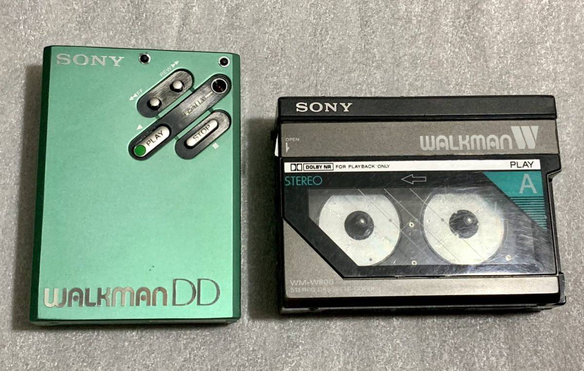 SONY ソニー WM-W800 WM-DD カセットウォークマン 2台 動作未確認