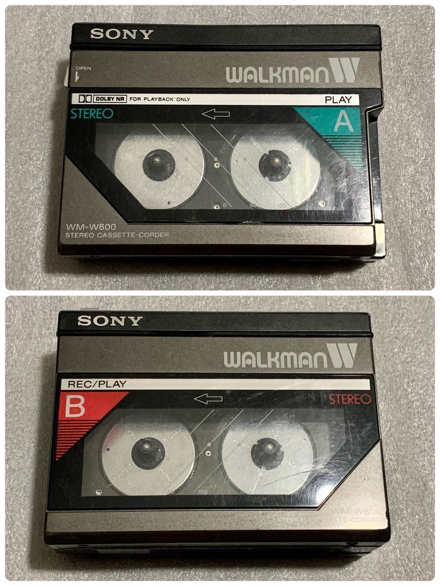 SONY ソニー WM-W800 WM-DD カセットウォークマン 2台 動作未確認