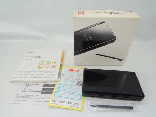 動作品 Nitendo DS lite DSライト ジェットブラック USG-001 任天堂 1216