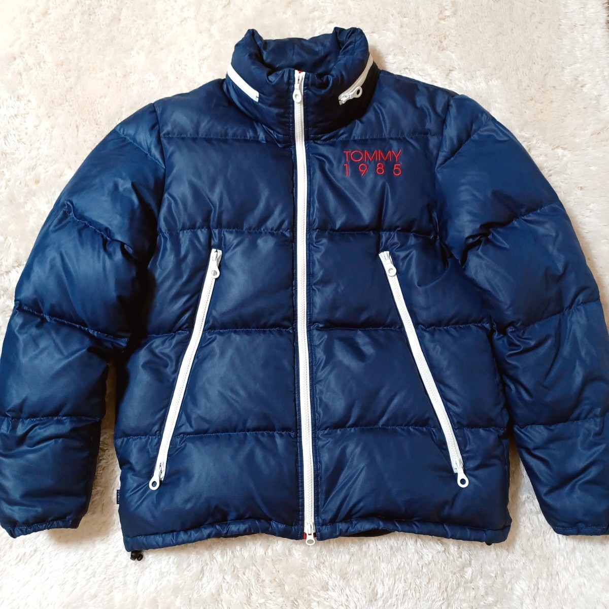 トミーヒルフィガー TOMMY ダウンジャケット ネイビー 紺色 メンズ XL 