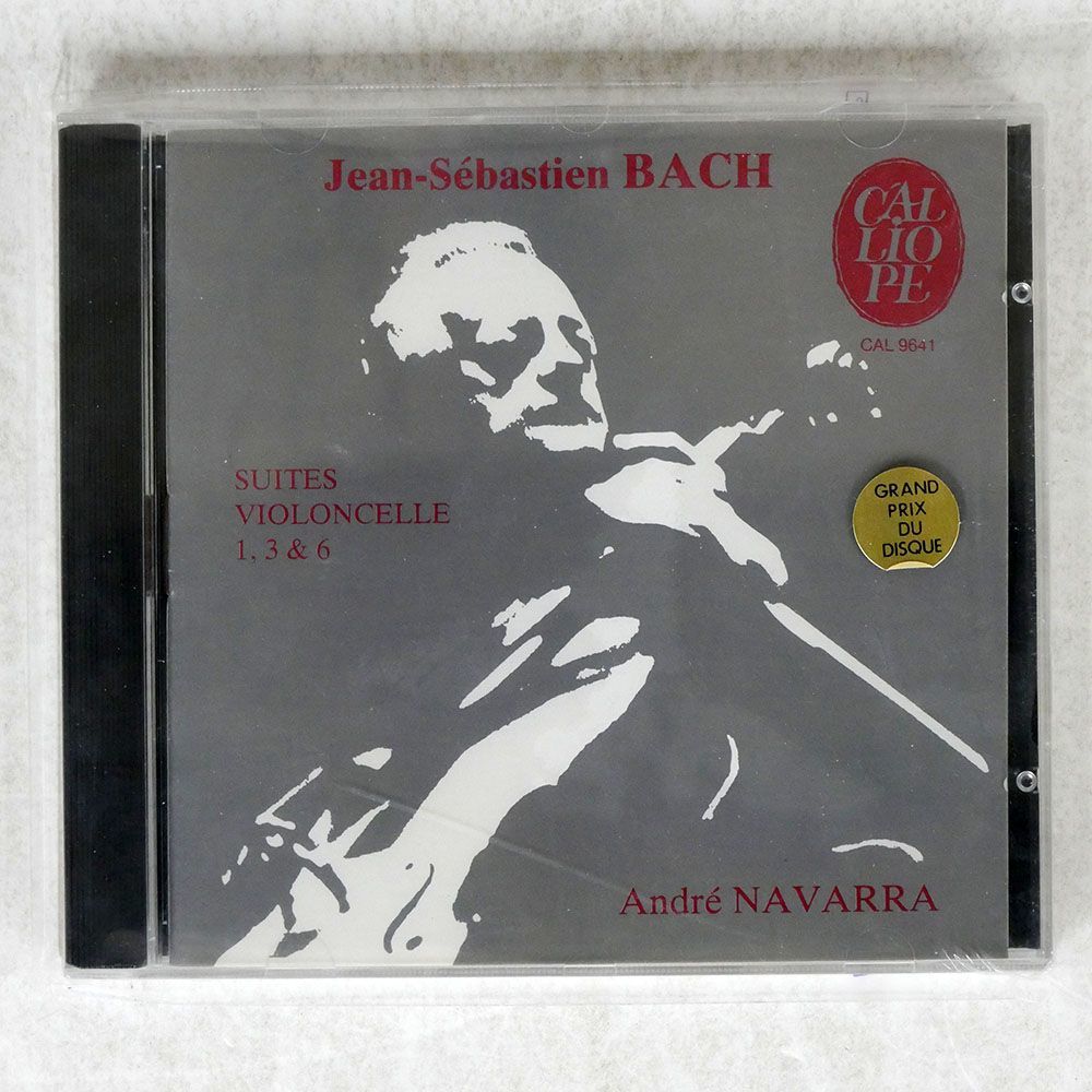 未開封 NAVARRA/BACH: SUITES POUR VIOLONCELLE/CALLIOPE CAL9641 CD □