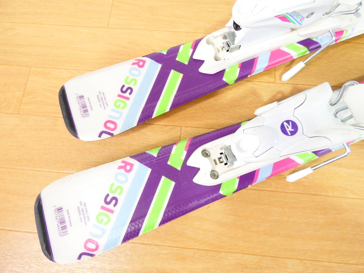 ROSSIGNOL FUN GIRL スキー板 バインディング付き　100cm Rossignol Fungirl スキー バインディング付き ROSSIGNOL FUN GIRL