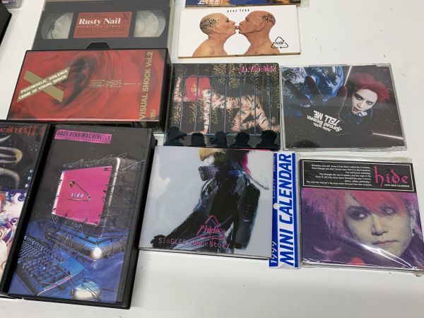 ○hide VHS DVD CD グッズ等まとめて X JAPAN X JAPAN グッズ 3本
