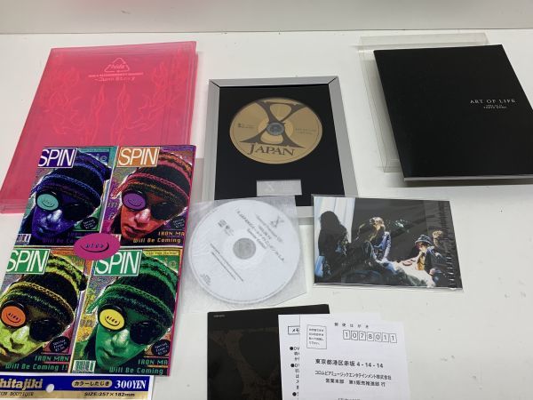 ○hide VHS DVD CD グッズ等まとめて X JAPAN X JAPAN グッズ 3本