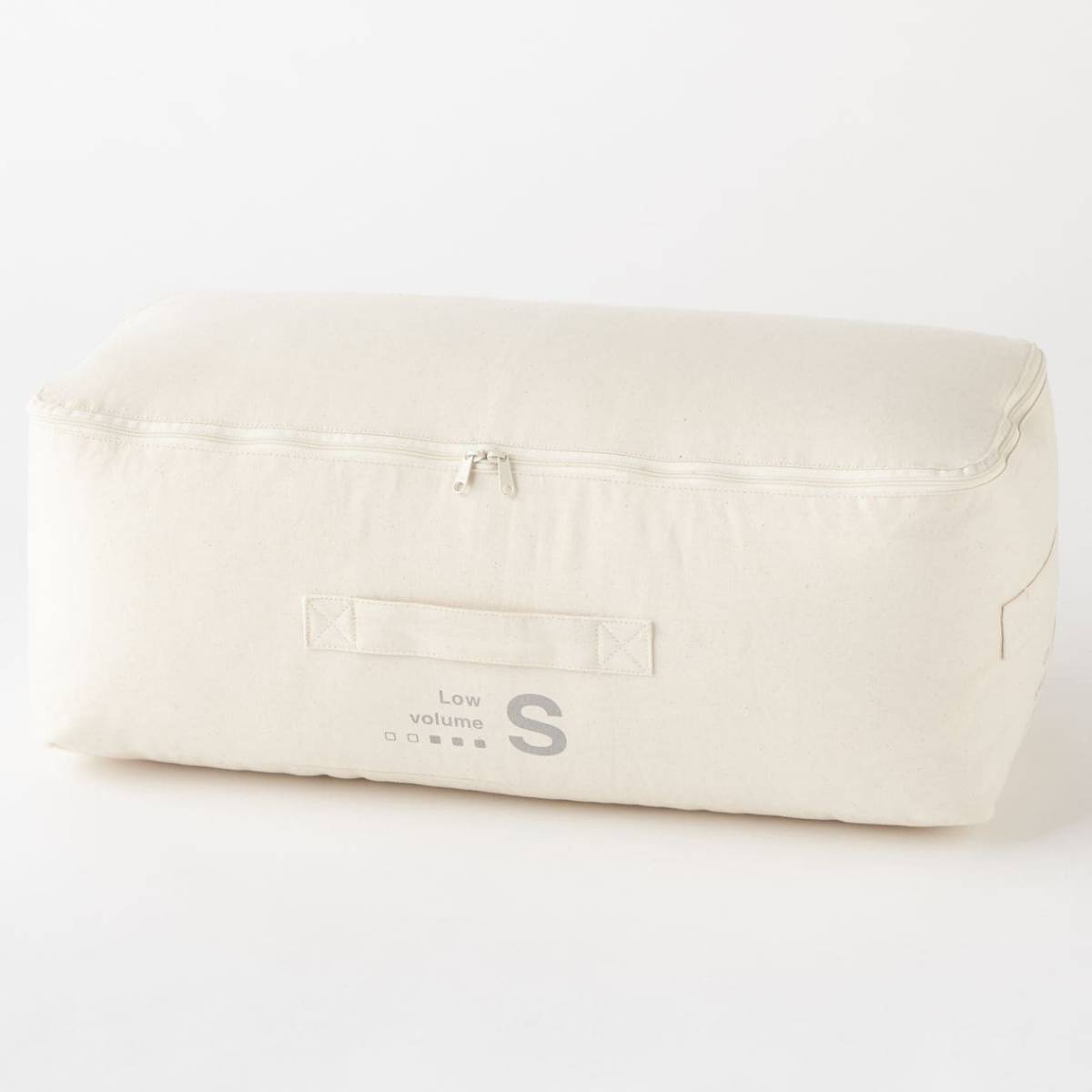 1円〜]美品＊無印良品 MUJI グレー羽毛掛ふとん 軽量一層式 S