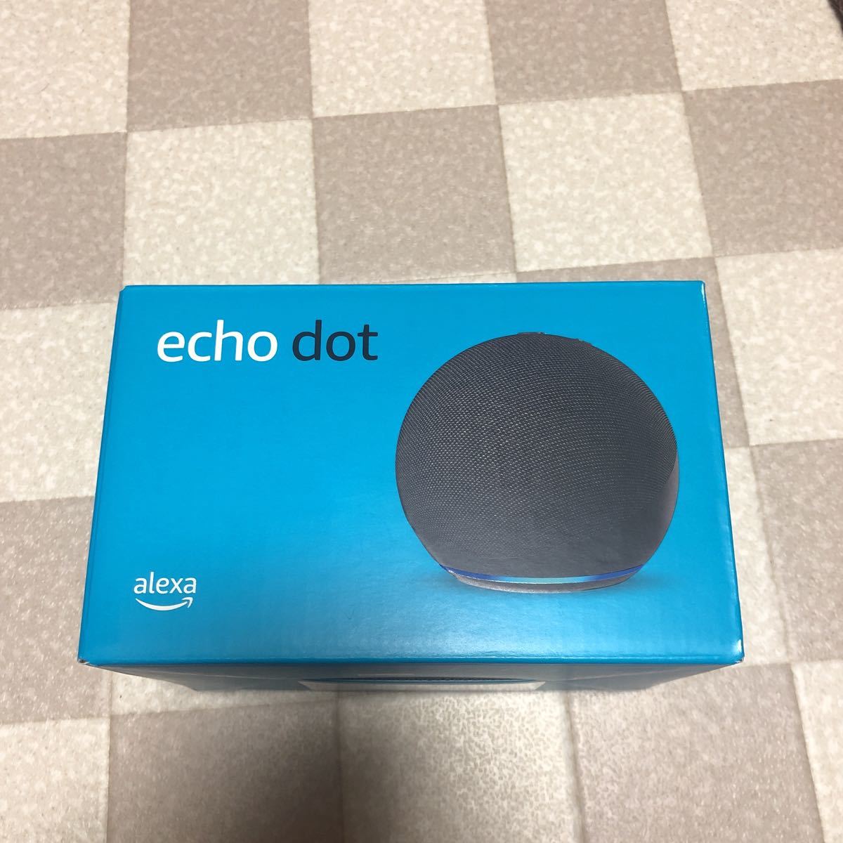 新品【New】Echo Dot (エコードット) 第5世代 - Alexa、センサー搭載、鮮やかなサウンド｜チャコール