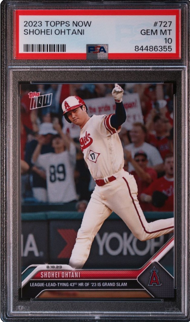 Topps Now トップスナウ 大谷翔平 PSA10 1円出品 - Yahoo!オークション 