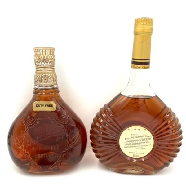未開栓 スコッチ ウイスキー ブランデー 4本 セット まとめ売り