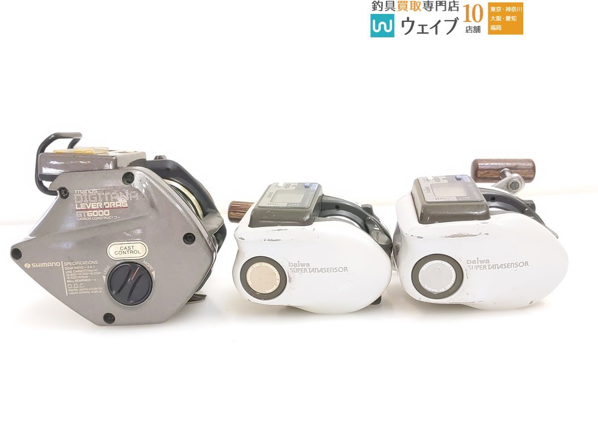 シマノ チタノス デジタナ 船 GT 6000・SLS レバードラグ GT5000