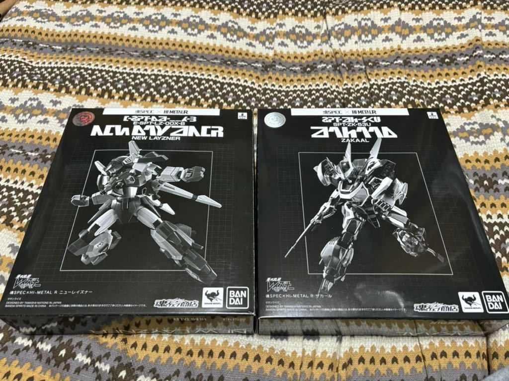 魂スペック　ハイメタルR 蒼き流星　SPT レイズナー　ニューレイズナー　ザカール　セット　バンダイ コミック、アニメ ロボットヒーロー