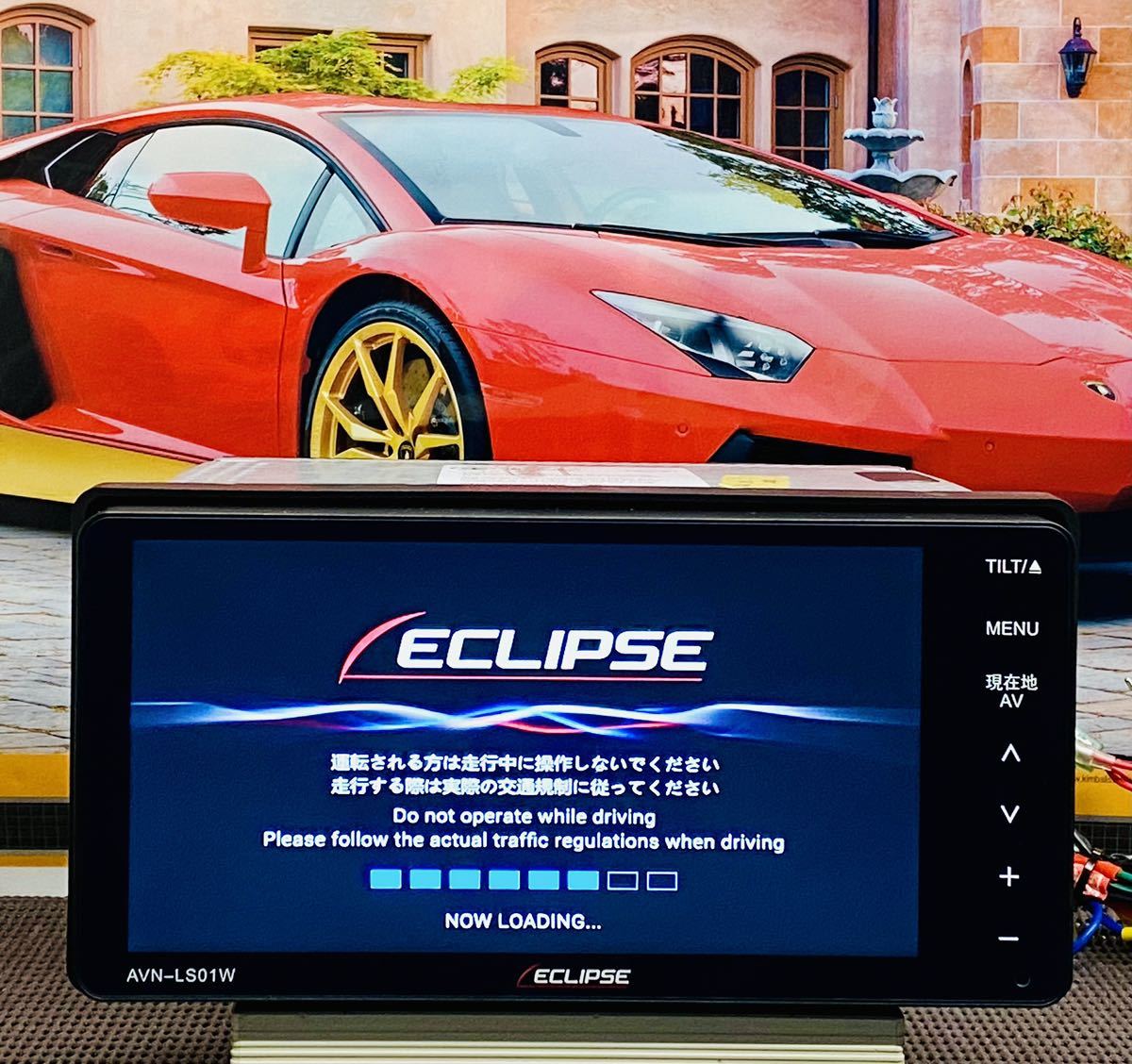 ECLIPSE ナビ AVN-LBS01 bluetooth 7型WVGA 車