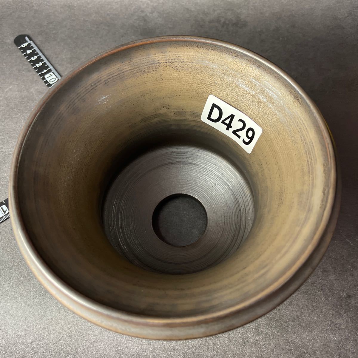 D429 LLサイズ 植木鉢 陶器 検（塊根植物 アガベ パキプス invisible ink raw life factory SRL 信楽焼 伝市鉢カタチ製作所 グラキリス