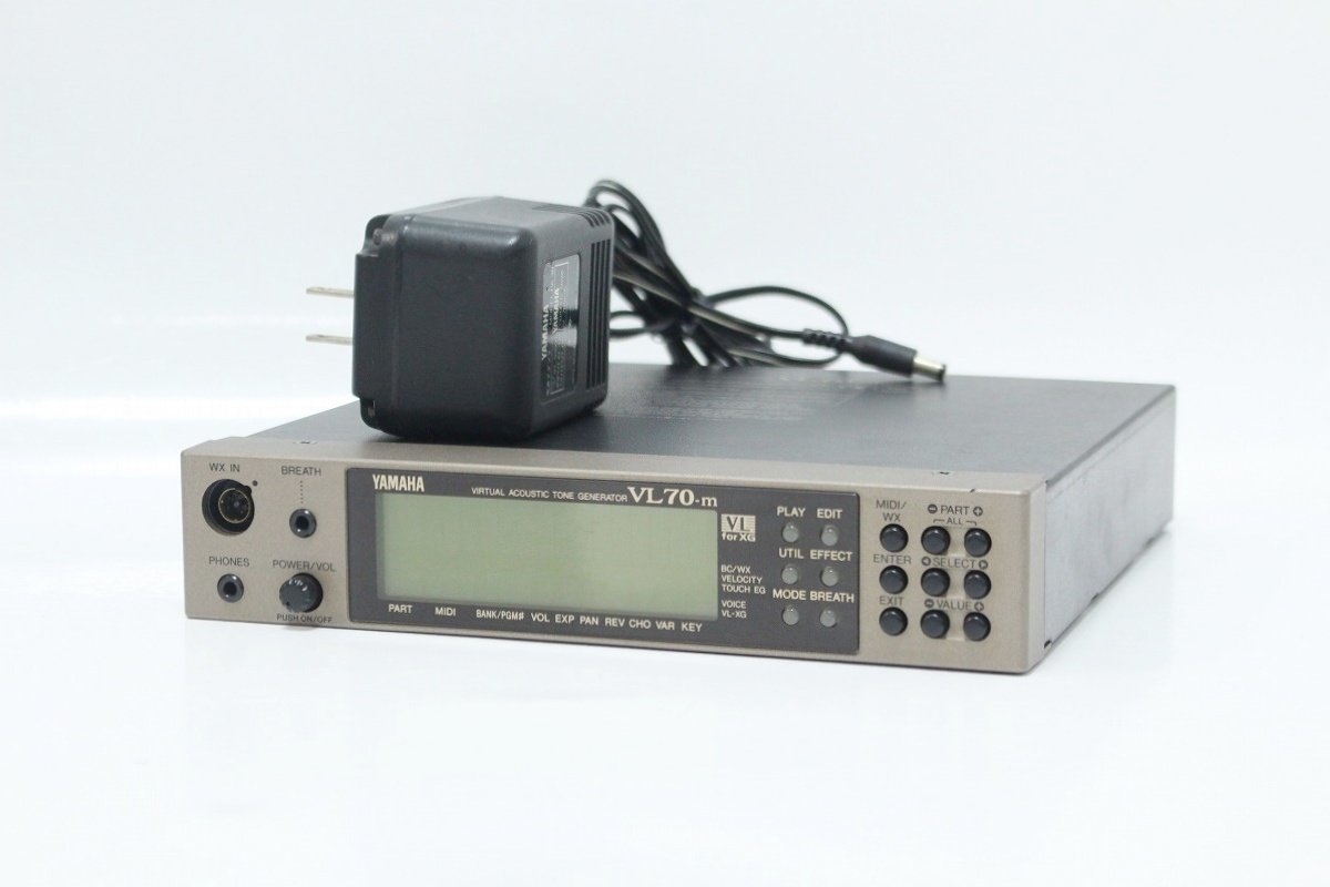 通電確認済 ヤマハ VL70-m アコースティックトーンジェネレーター 電源アダプター付 PA-3B YAMAHA 音源モジュール 現状品 12-D031Z/1/100