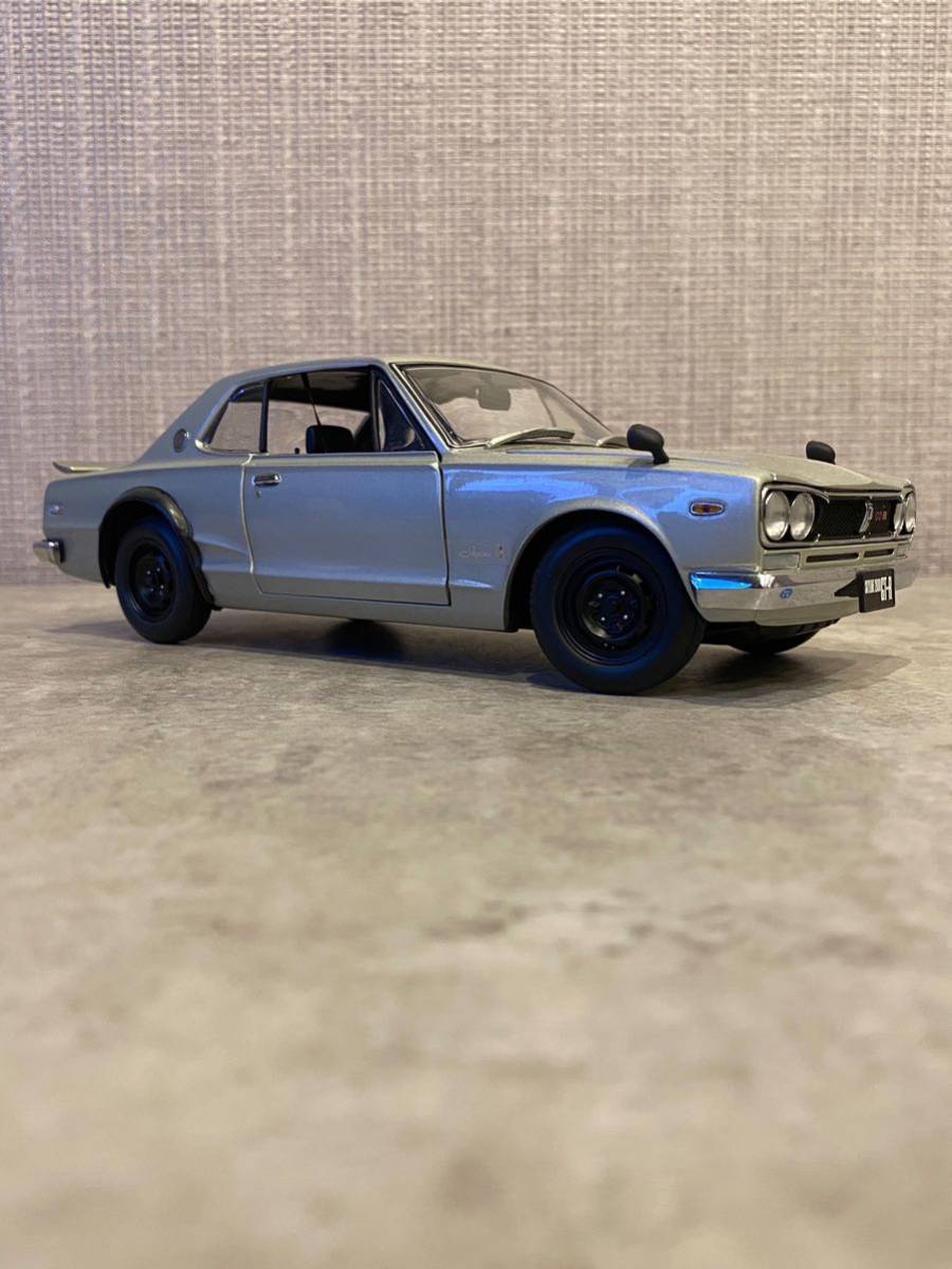 京商　スカイラインGT-R 1/18 訳有　オートアート　ignitionmodel ケンメリ　ヨンメリ