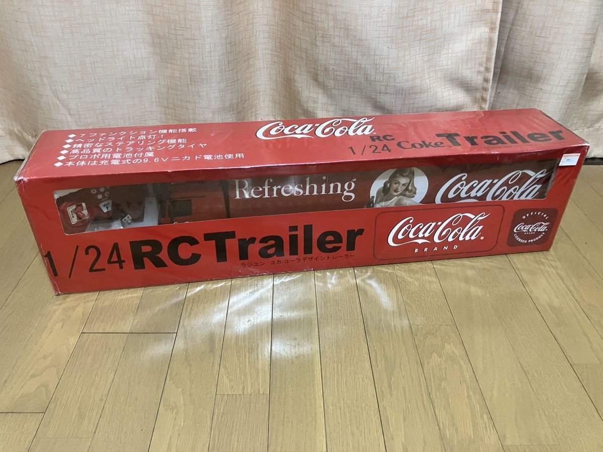 ラジコン コカコーラ デザイントレーラー 1/24 スケールTrailer