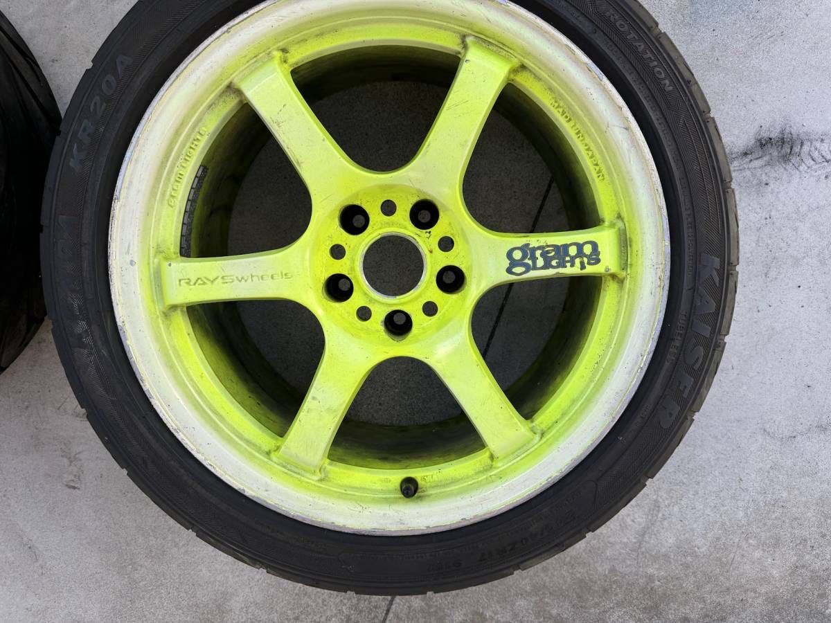 レイズ RAYS グラムライツ 57D 17インチ 9J PCD114.3