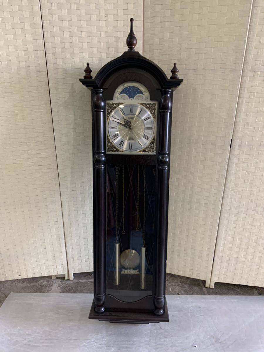 現地引き取り歓迎】CITIZEN シチズン 4M1653-0 ホールクロック 振り子