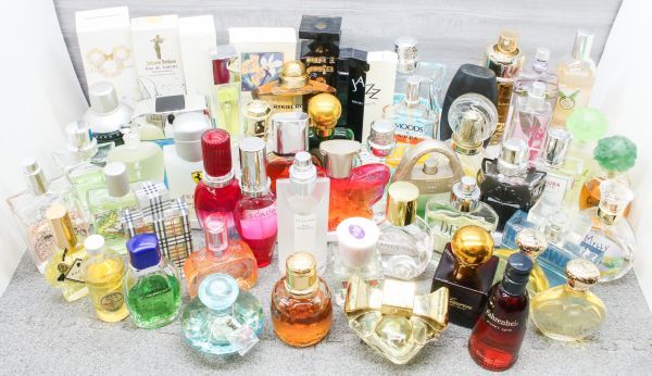 ディオール　ブルガリ　グッチ等　香水おまとめ 香水 まとめて 53個 ディオール ブルガリ サンローラン グッチ