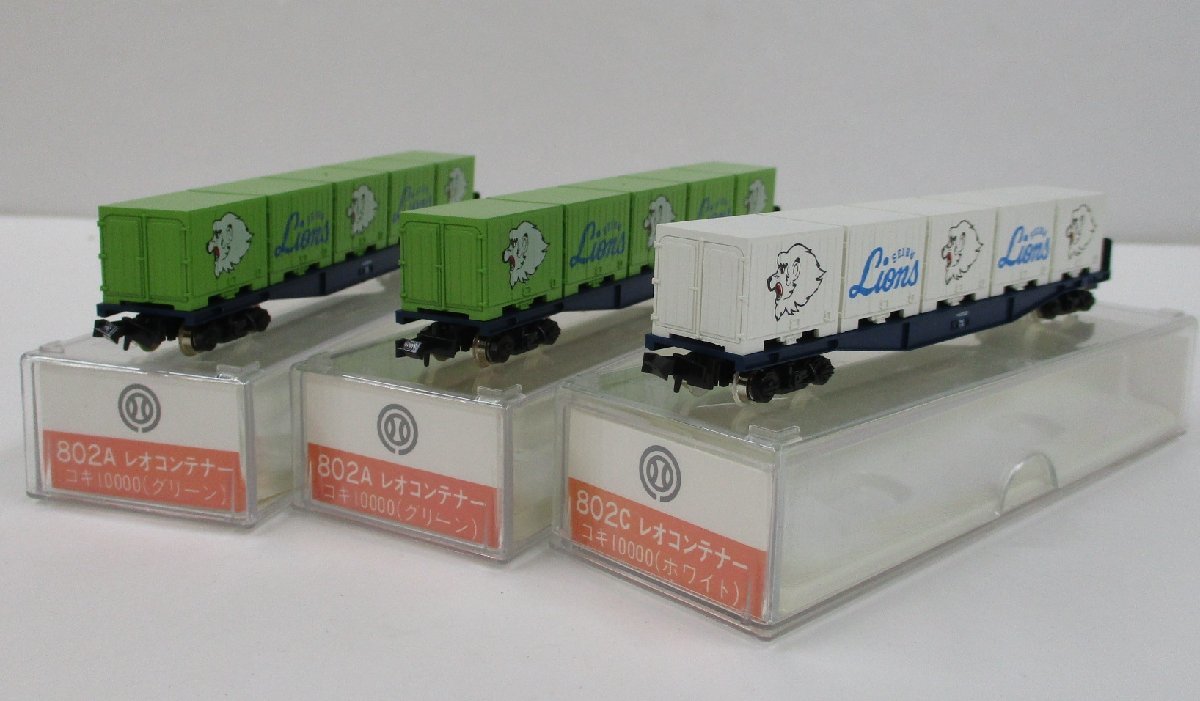 KATO レオコンテナー - 802C コキ10000 Yahoo!オークション Nゲージ