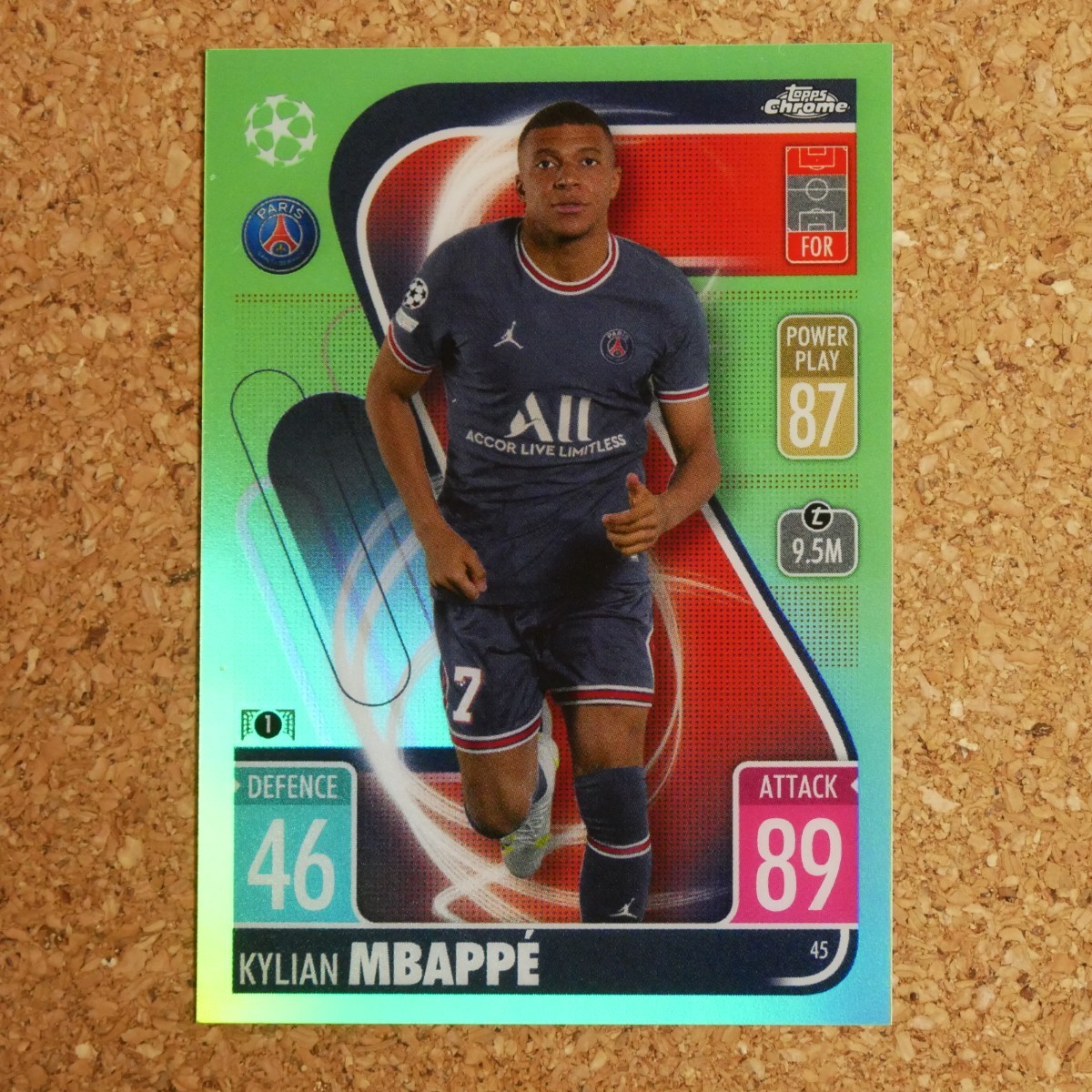 topps match attax Kylian Mbappe 99シリ トップスマッチアタックス 