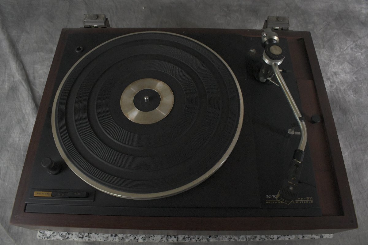 MICRO マイクロ精機 MR-611 ターンテーブル レコードプレーヤー【現状