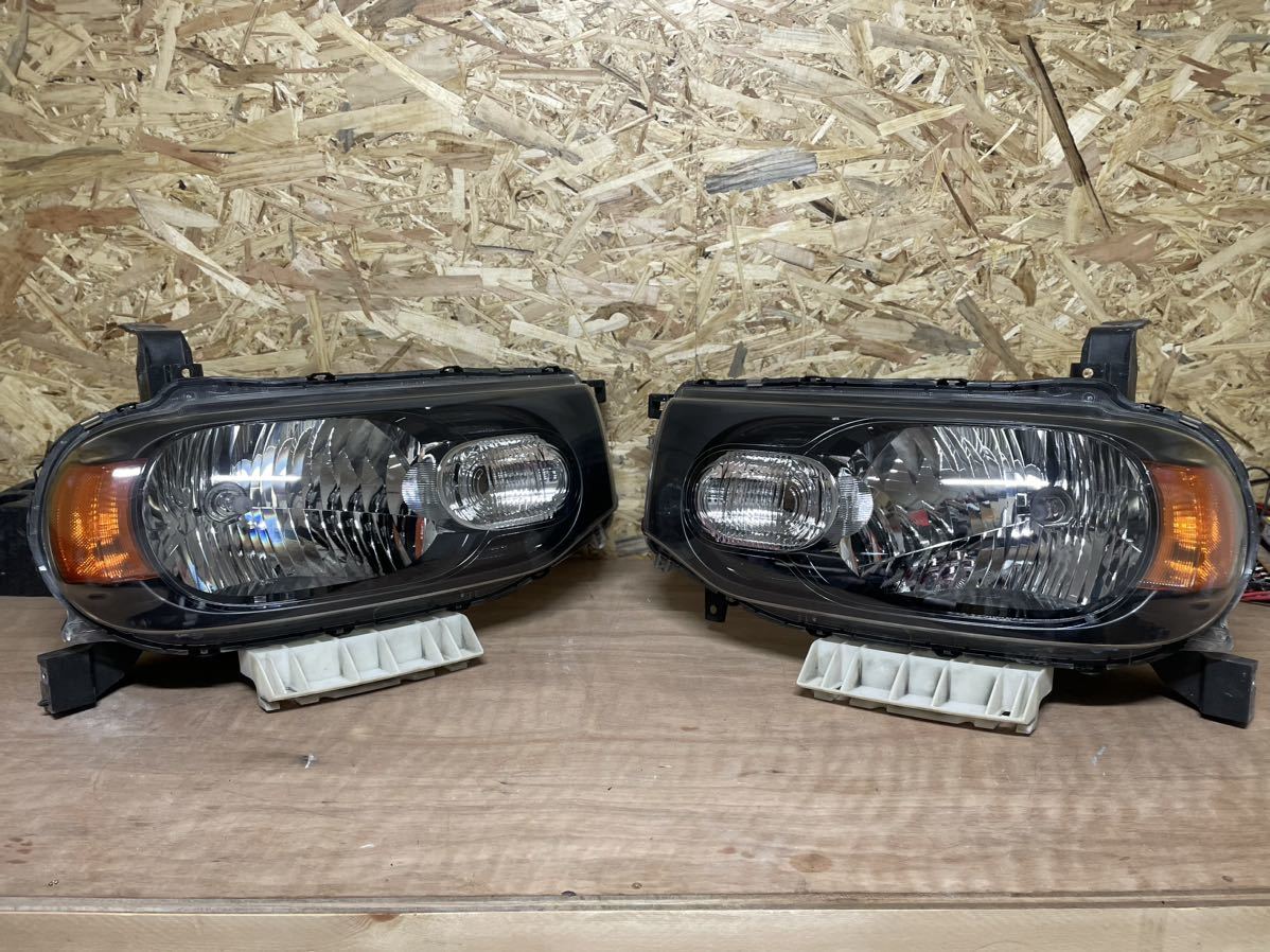 極美品!! 日産キューブ Z12 純正ヘッドライト US仕様 国内光軸 サイド 