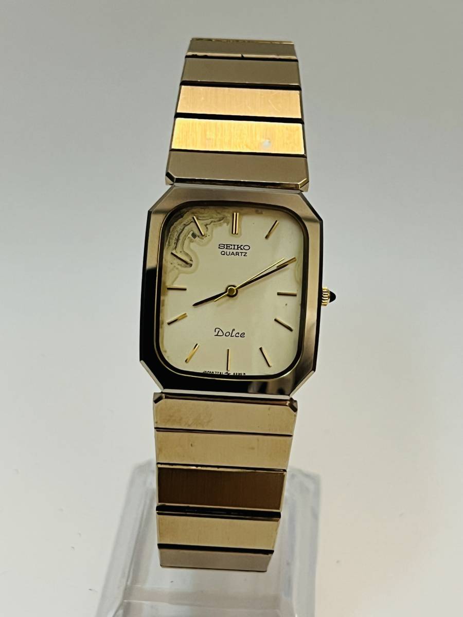 SEIKO ドルチェ 7731-5200 【ベルト傷みあり】 動作未確認 SEIKO セイコー ドルチェ DOLCE 7731-5200 腕時計 記念刻印