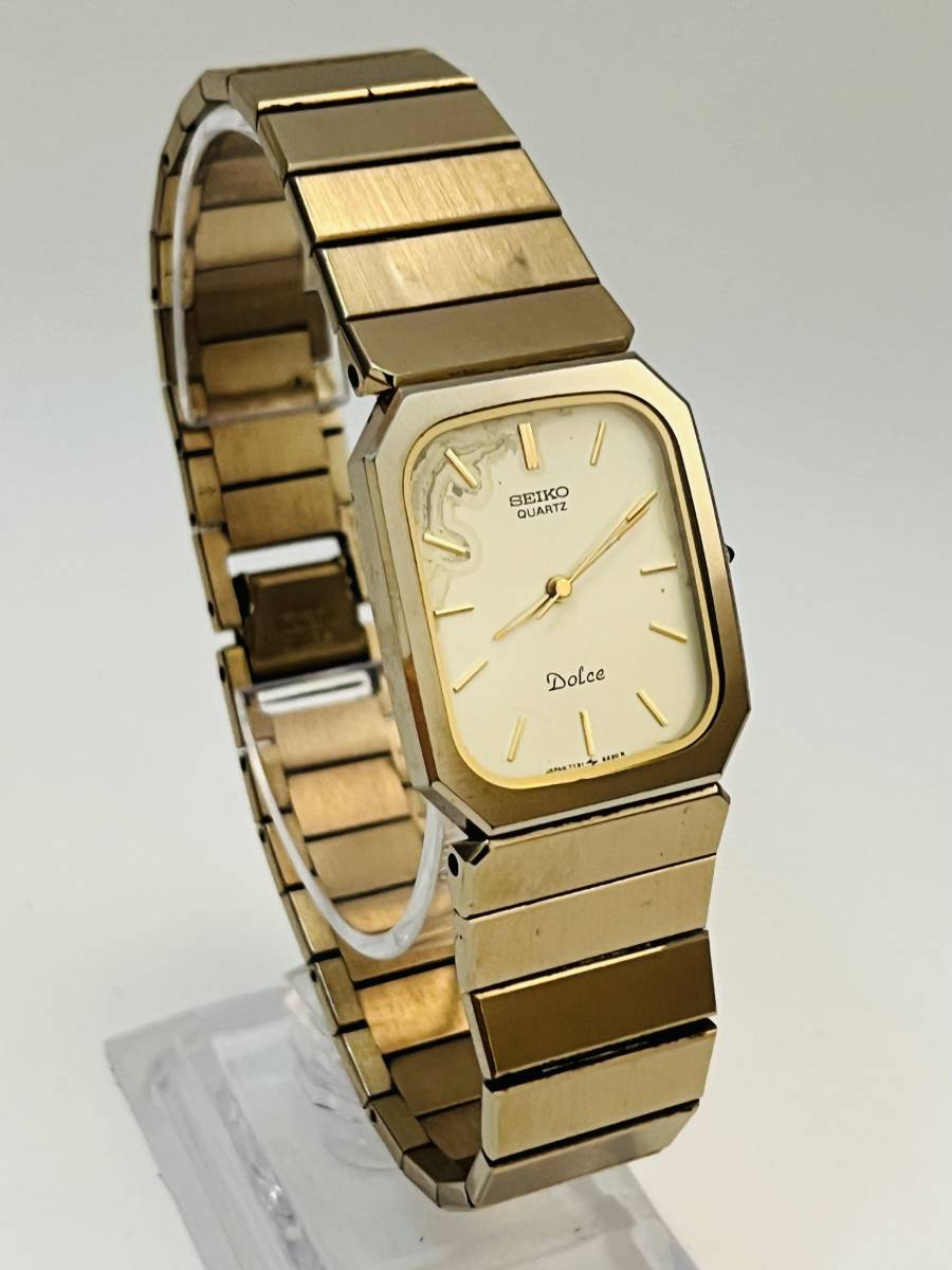 動作未確認 SEIKO セイコー ドルチェ DOLCE 7731-5200 腕時計 記念刻印