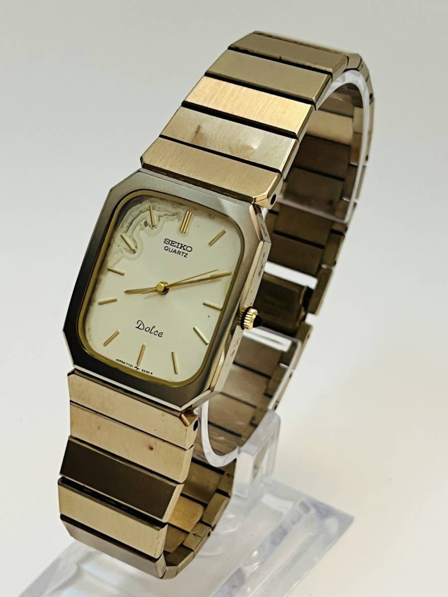 動作未確認 SEIKO セイコー ドルチェ DOLCE 7731-5200 腕時計 記念刻印