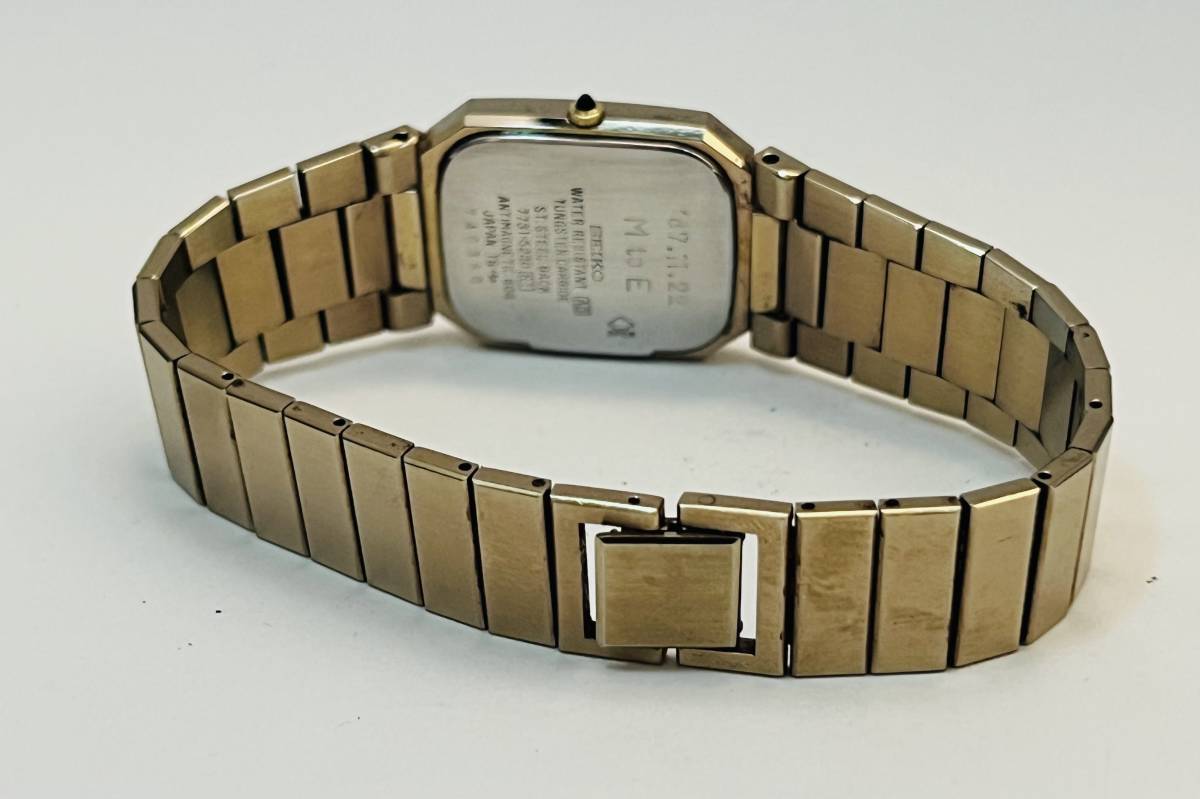 動作未確認 SEIKO セイコー ドルチェ DOLCE 7731-5200 腕時計 記念刻印