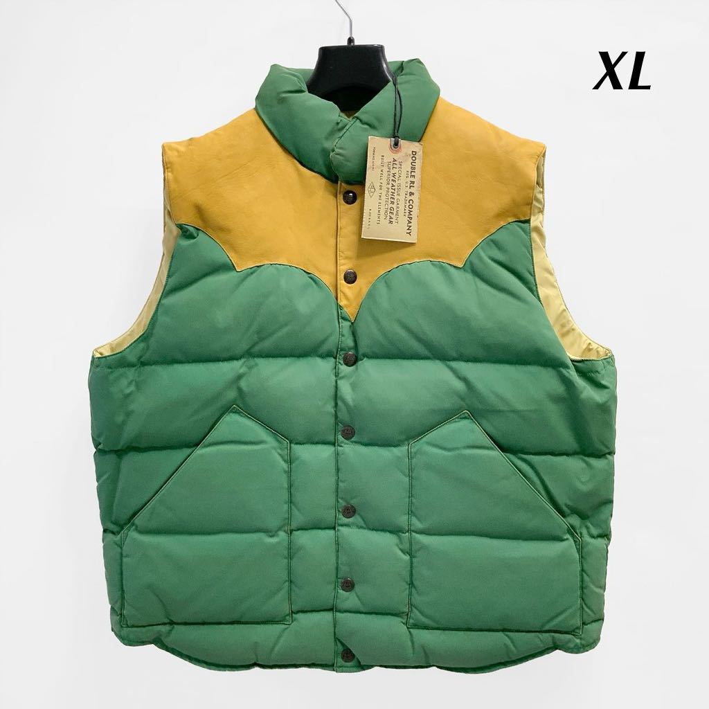 人気 23FW 新品 RRL レザーヨーク キルテッド ベスト Double RL ダブル 