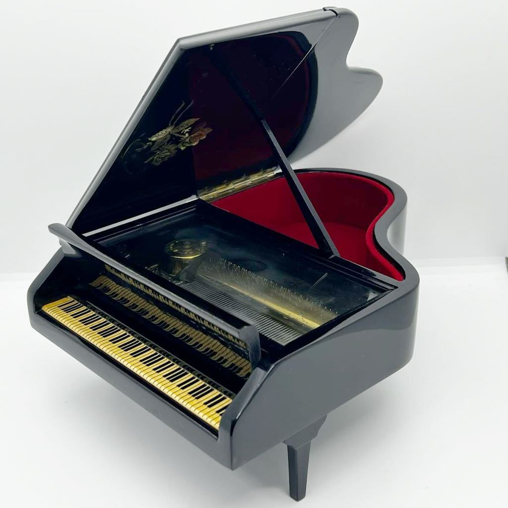 REUGE MUSIC リュージュ オルゴール 螺鈿 グランド ピアノ型 50弁 CH4 