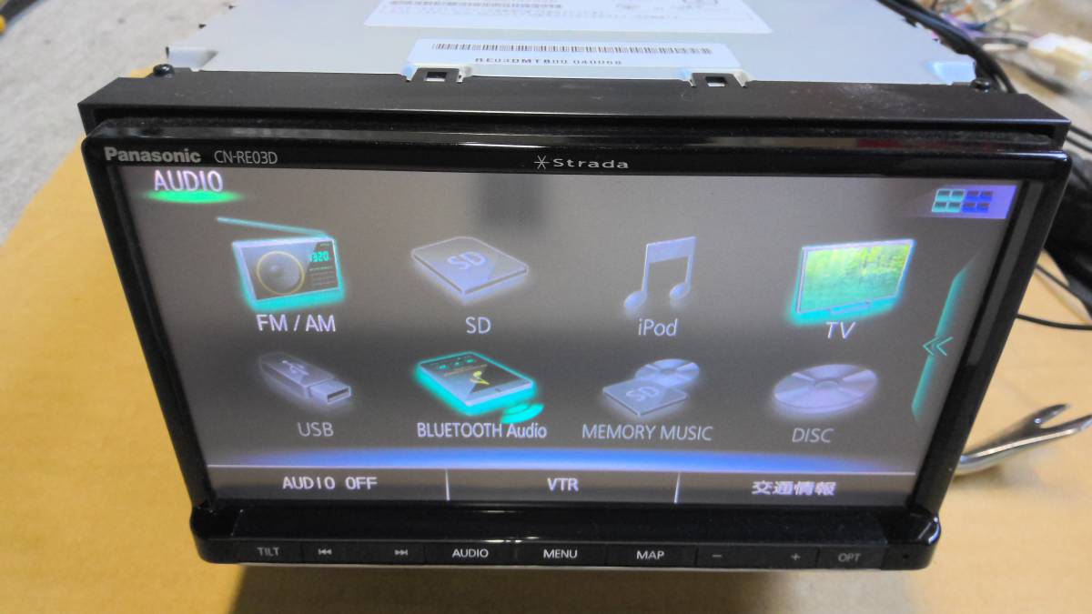 Panasonic Strada CN-RE03D メモリーナビ 中古品(メモリーナビ)｜売買