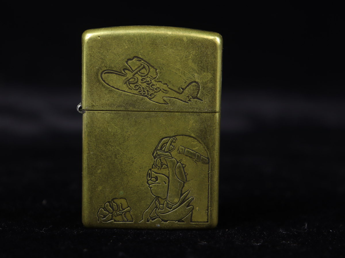 ZIPPO 紅の豚 ジッポー ジブリ ゴールドカラー タバコグッズ 