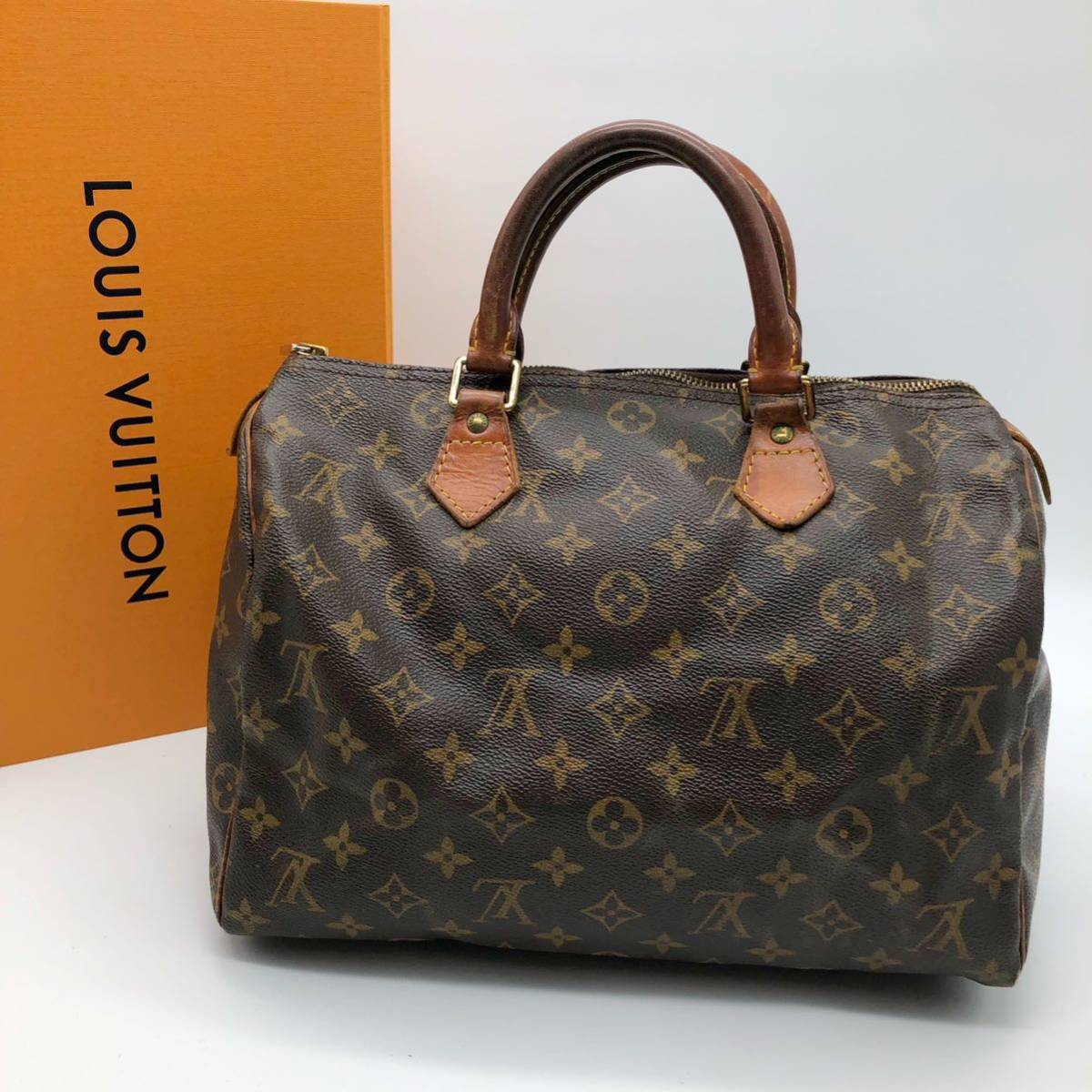 美品ヴィトンバックモノグラムスピーディー30 LOUIS VUITTON ルイヴィトン モノグラム スピーディ30
