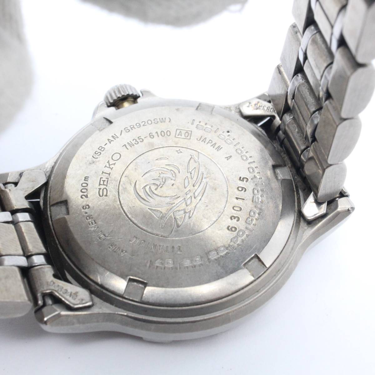 電池交換済み 【SEIKO セイコー】7N35-6100 スキューバ SCUBA 200M
