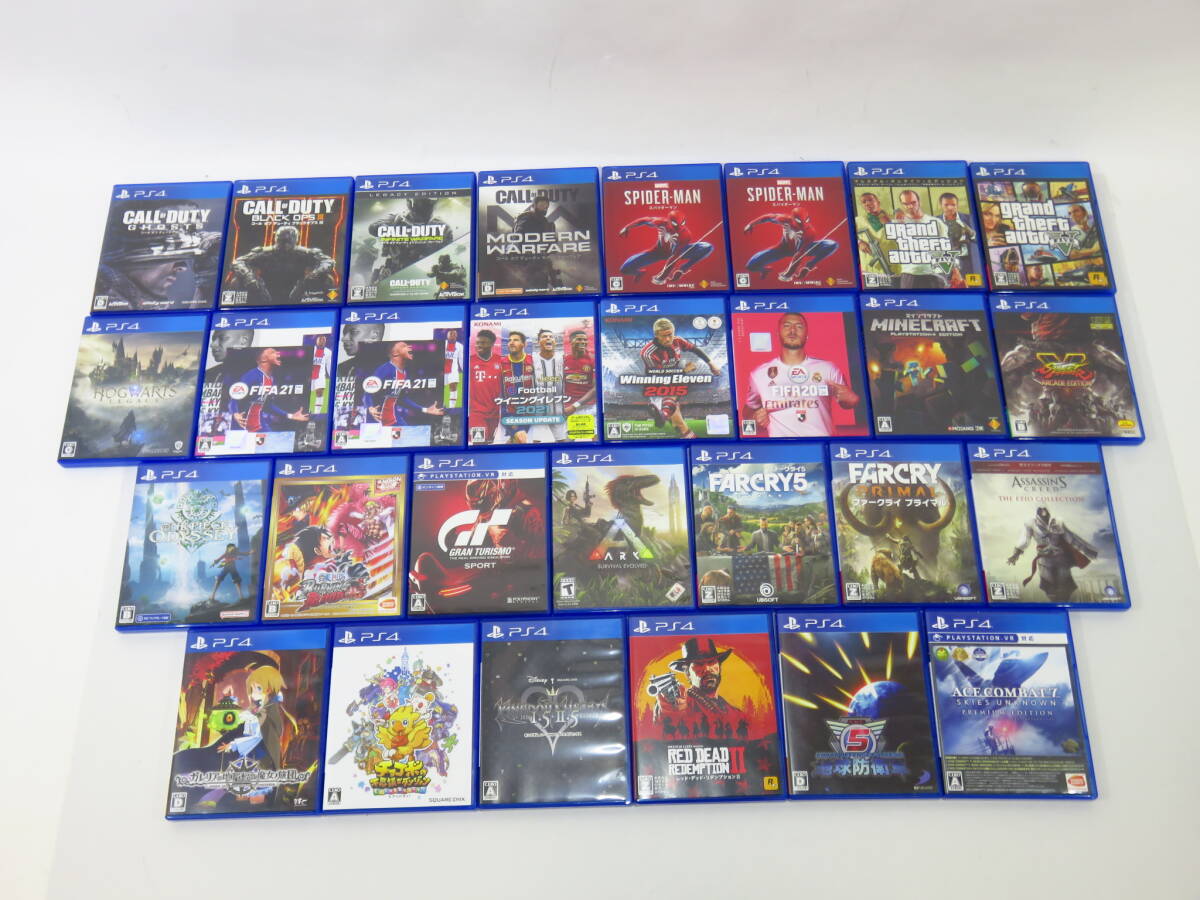 n4730k 【ジャンク】 SONY PS4 ソフトまとめ売り 29本セット GTA 