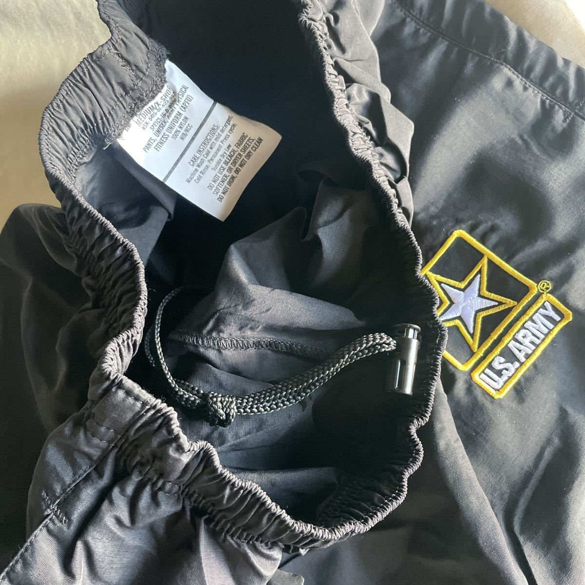 デッド　アメリカ軍 APFU US ARMYナイロントレーニングパンツ M-XS 米軍実物　ミリタリー　デッドストック_6