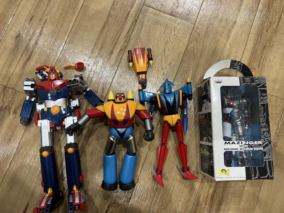 美品】1円 超合金セット コンバトラーV ゲッターポセイドン ゲッター 