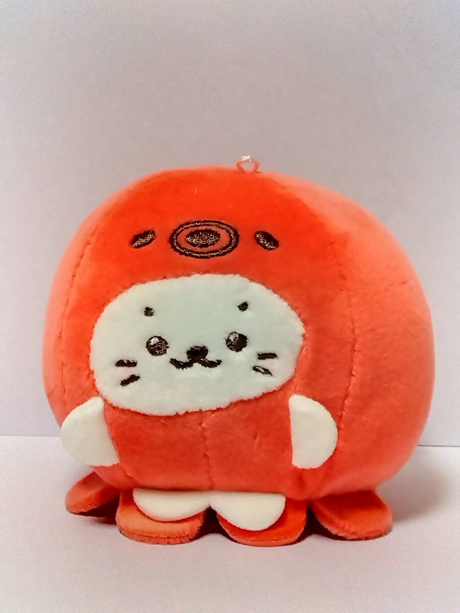 3★200)しろたん　海の生き物シリーズマスコット〈アミューズメント専用景品〉タコ_1