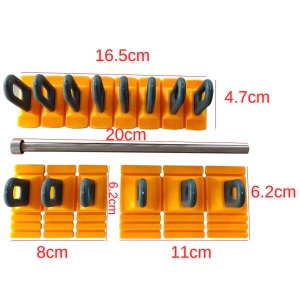 デントリペアツール 引き出し鈑金プーラー 車へこみ修理 デントリペア 車修理 自動車 オートバイ 修復プーラーキット 修理工具_7